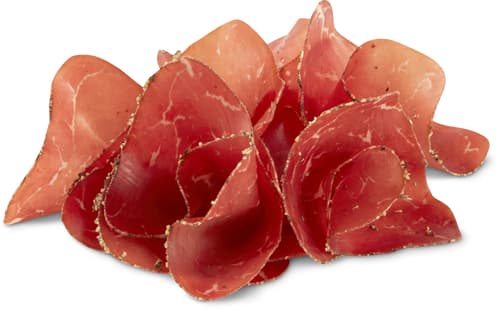 Bündnerfleisch im Pfeffermantel