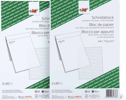 A4 Bloc de papier à lettres
