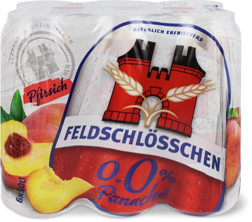 Feldschlösschen Peach shandy peach 0.0% alcohol-free
