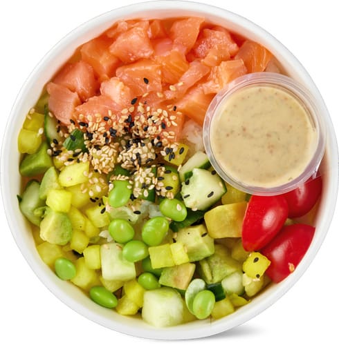 Smoked Salmon Bowl Mustard Dill Sauce