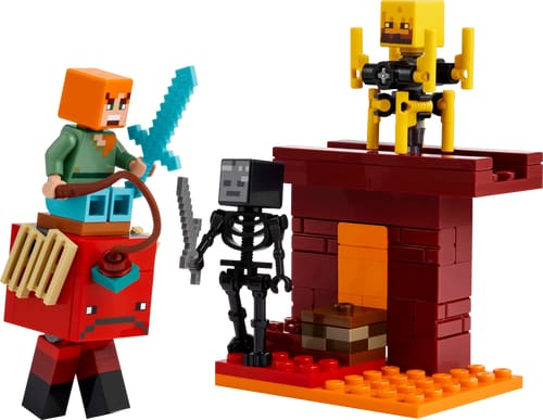 Lego Minecraft 21266 Das Lava-Duell im Nether