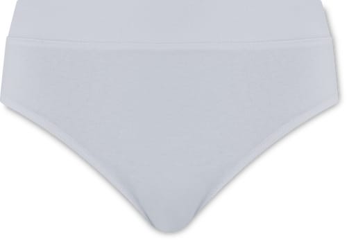Migros Essentials Better Cotton Slip da donna midi (Colore: bianco, Taglie: M)