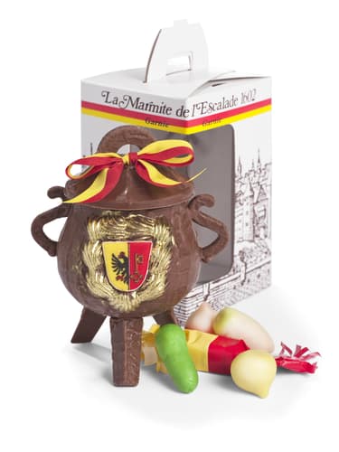 Marmite de l'Escalade Cioccolato al latte Garnie