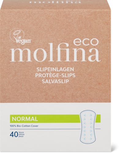 Regular-Size Panty Liners 100% Organic Cotton Cover