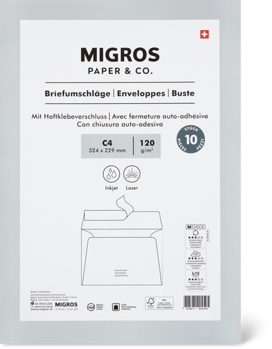 Envelopes C4, Without Window