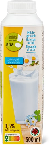 Milch laktosefrei IP-SUISSE aha!