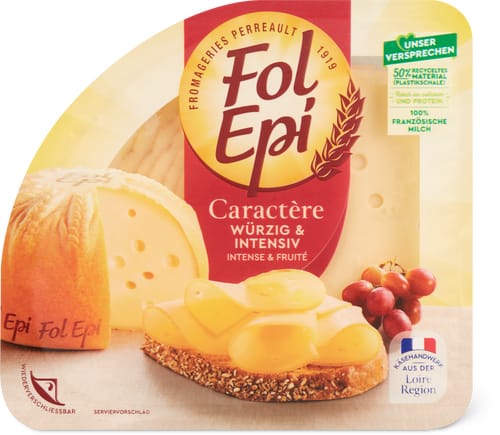 Fol Epi Fromage à pâte mi-dure Caractère