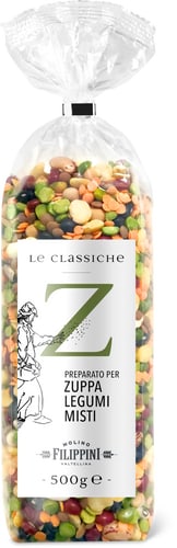 Suppenzubereitung mit Hülsenfrüchten