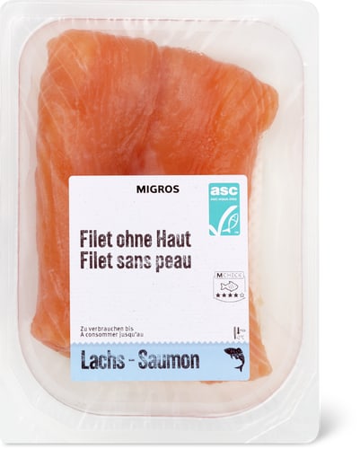 ASC Lachsfilet ohne Haut