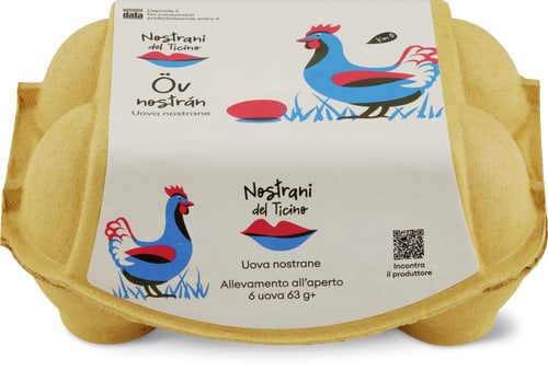 Nostrani del Ticino Ticino Eggs Free-Range 63 g+