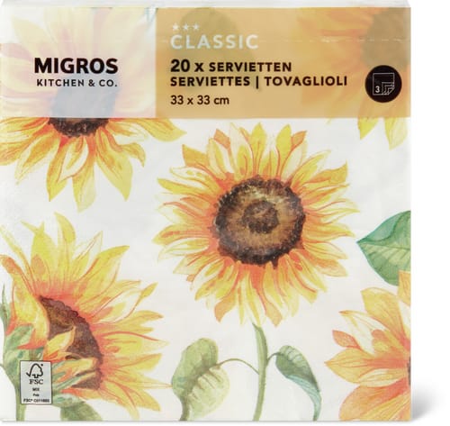 Serviettes en papier