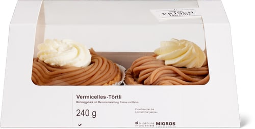 Für Sie frisch zuber Vermicelles Tartlets