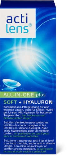 Soft Hyaluronic Acid Contact Lens Solution