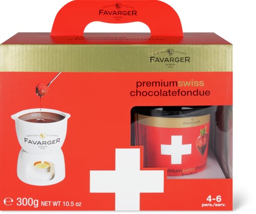 Premium Swiss Chocolate Fondue Kit