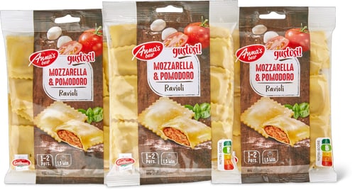 Ravioli Mozzarella & Tomato