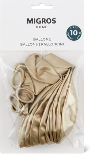 balloons gold 10 pcs