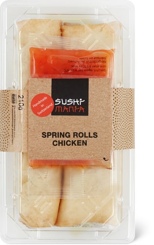 Spring Rolls With Chicken and Vegetable Filling