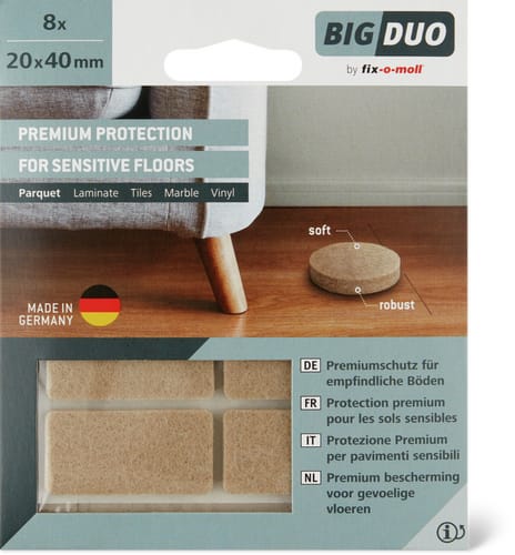 Parquet Gliders, 20 x 40mm