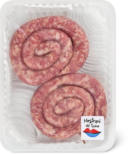 Nostrani del Ticino Salsiccia in vaschetta