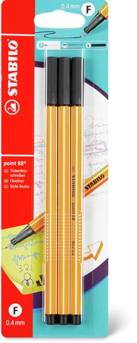 Fineliners Black (Farbe: SCHWARZ)