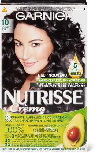 Ultra Colour Hair Colour 10 Black, permanent