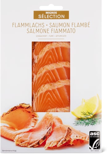 Sélection ASC Flamed Salmon Smoked