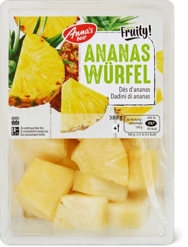 Ananas a cubetti