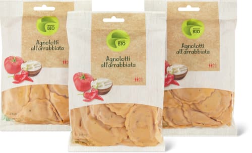 Migros organic agnolotti arrabbiata