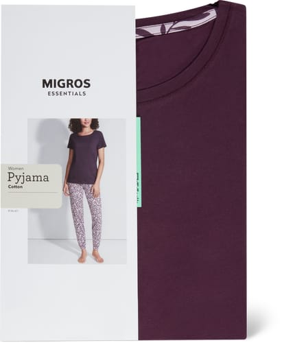 Lady's Pyjama (Farbe: violet, Grösse: L)
