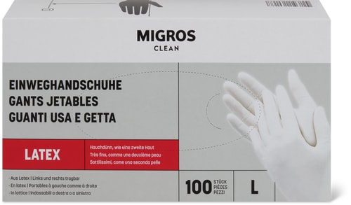 Disposable Latex Gloves L