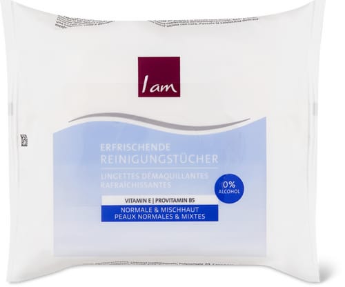 Refreshing cleansing wipes