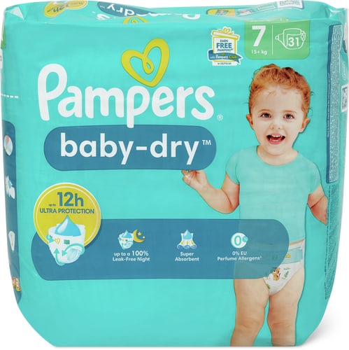 Nappies Size 7, 15+ kg