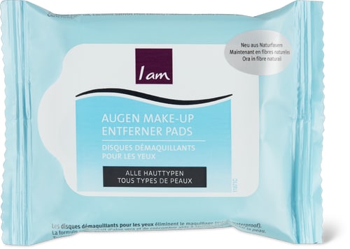Eye make-up remover pads