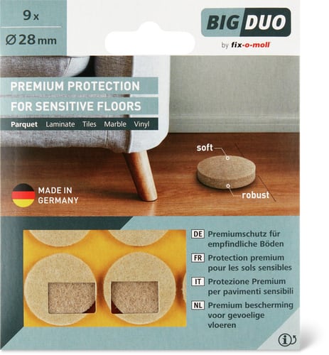 Parquet Gliders Ø28 mm