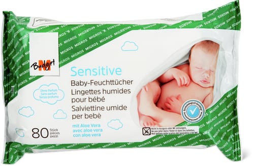 Sensitive Aloe vera wet wipes Perfume-free