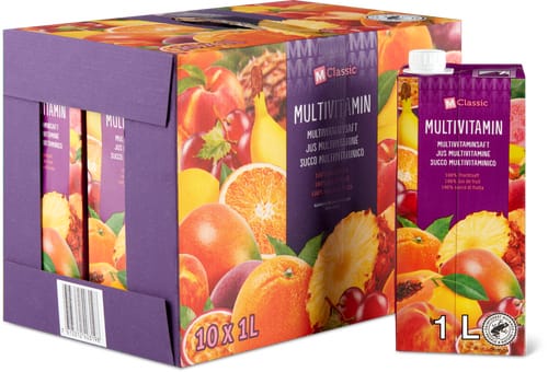 Multivitamin juice 100% fruit juice