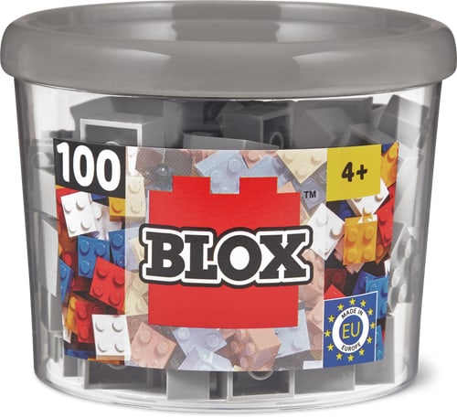 BOX 100 GREY 4PIN BRICKS