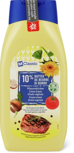 Vegetable oil blend 10% butter
