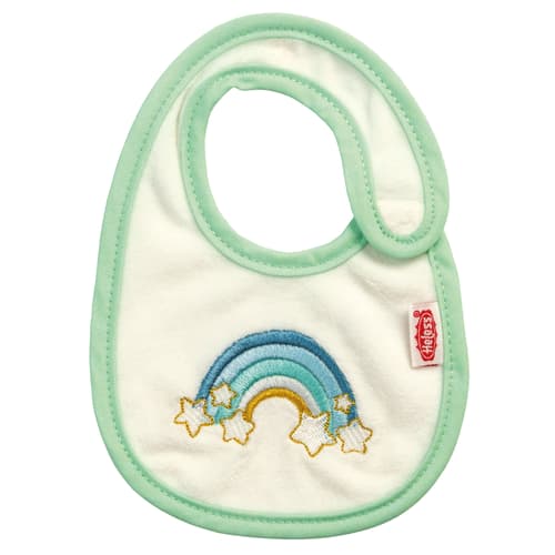 Bavoir arc-en-ciel pour poupée