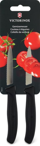 Paring Knife Black, Silver, Blade: 8 cm