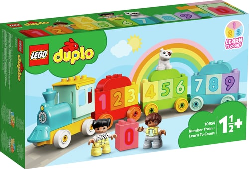 DUPLO® 10954 Treno dei numeri - Imparariamo a contare