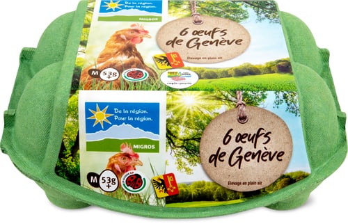 IP-SUISSE Aus der Region Geneva Eggs Free-Range 53 g+