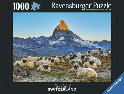 Puzzle Meet the Sheep Zermatt 1000 Pieces