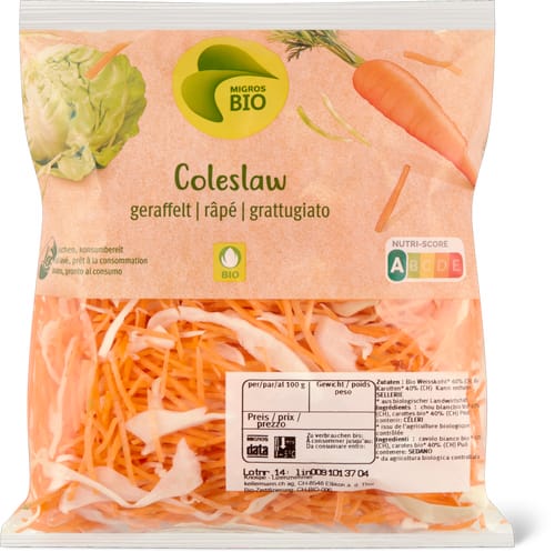 Migros Bio coleslaw grattugiato