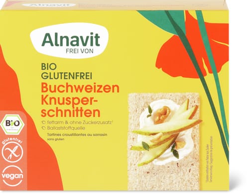 Alnavit Bio Crispbread Buckwheat