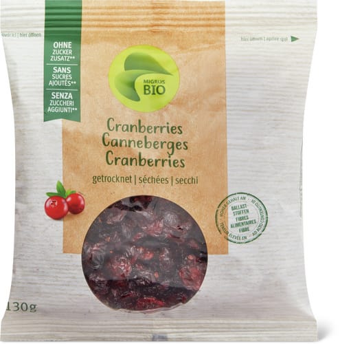 Bio Cranberries dried and unsweetened