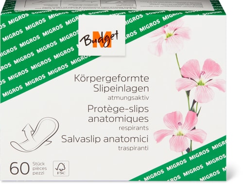 body-moulded panty liners breathable