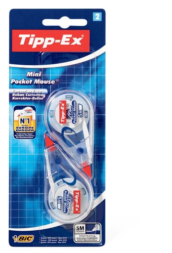 Correttore a nastro  2 pezzi, 5 mm x 6 m