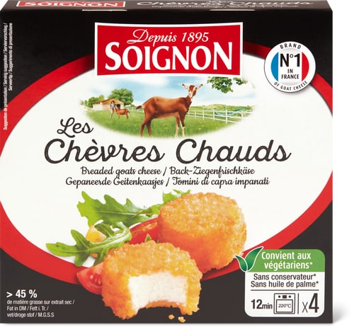 Les Chèvres Chauds Breaded Goat’s Cheese For Baking