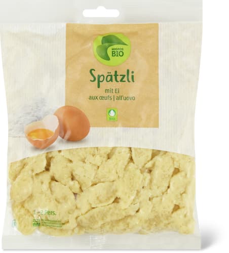 Bio Spaetzle Containing Eggs